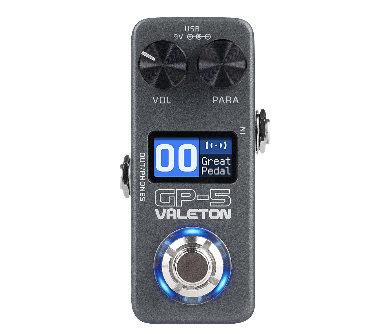 Valeton GP-5 ギターエフェクター Valeton GP-5 Multi-FX, AMP & IR Loader Mini Pedal - Andertons